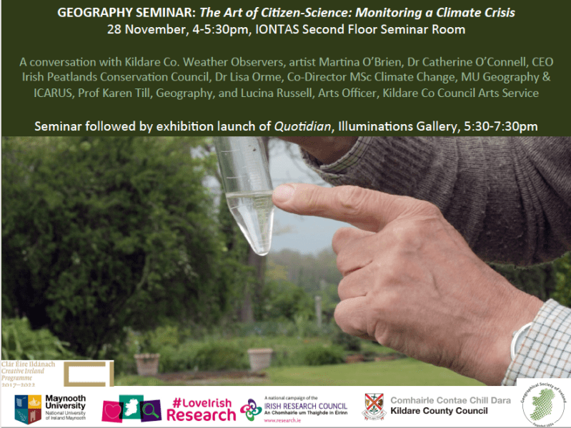 THE ART OF CITIZEN SCIENCE: MONITORING A CLIMATE CRISIS WITH ARTIST MARTINA&nbsp;O’BRIEN