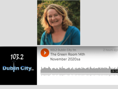 Cathy Fitzgerald speaks with Megan Best Dublin City FM on Why Ecoliteracy Matters for the Creative&nbsp;Sector